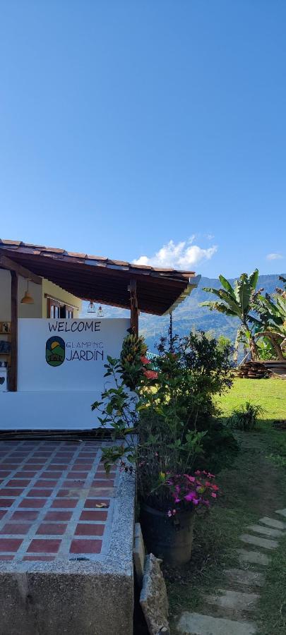 Glamping Jardin Hotel Bagian luar foto