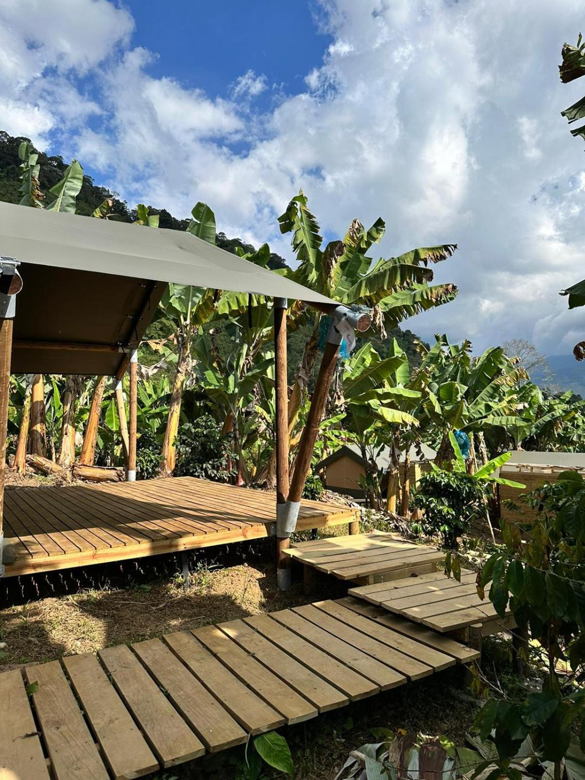 Glamping Jardin Hotel Bagian luar foto