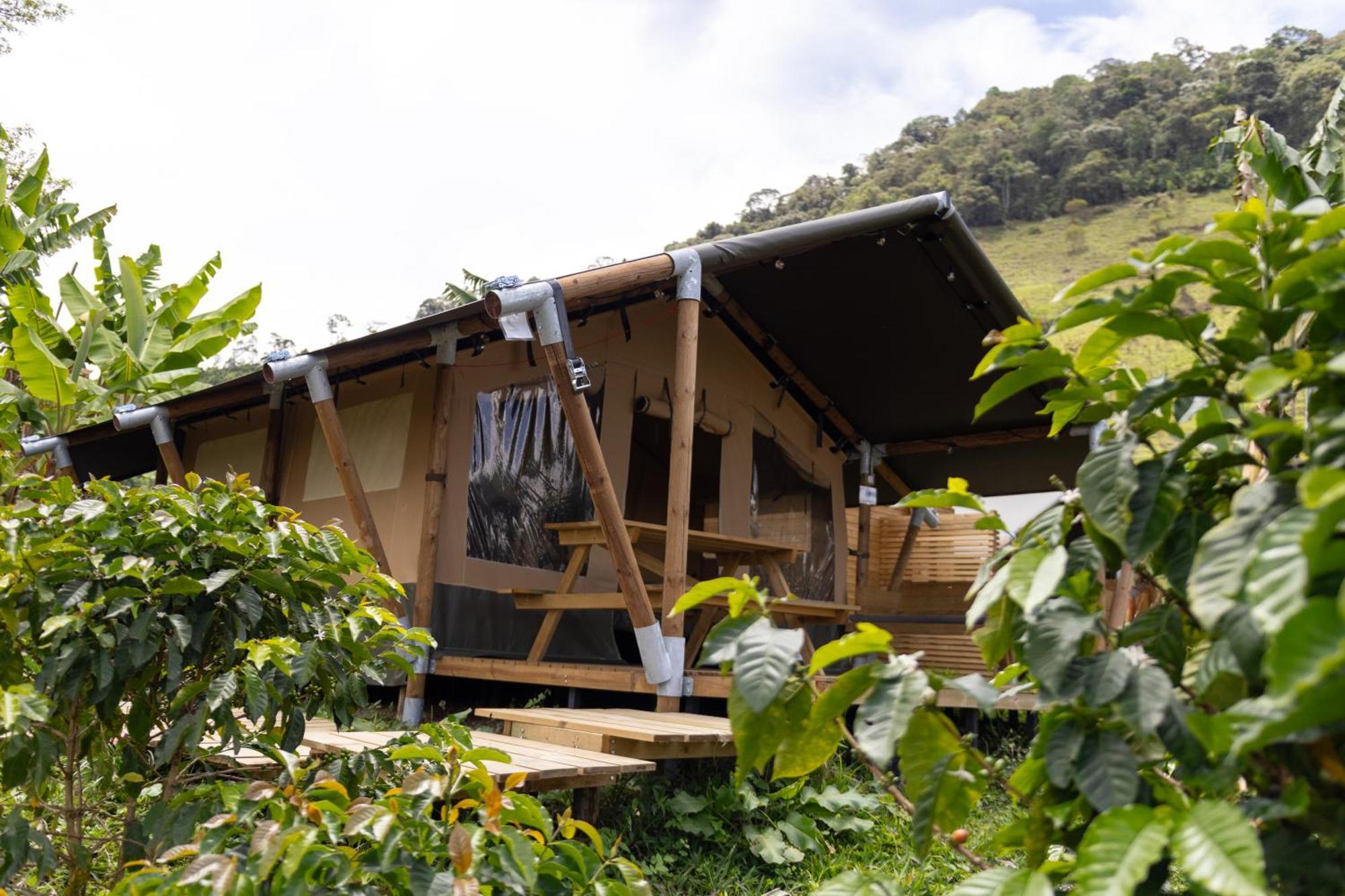 Glamping Jardin Hotel Bagian luar foto
